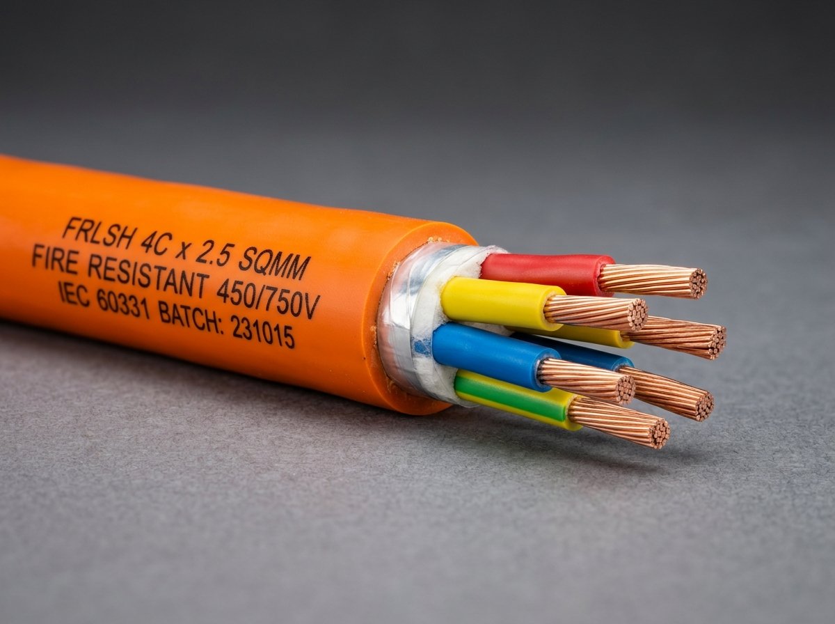Single and multicore FRLSH industrial power and control cables